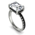 Emerald-Cut Diamond Pavé Engagement Ring - Daphne No. 33 image 1