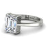 Emerald Cut Diamond Solitaire Engagement Ring - Lana No. 3 image 2