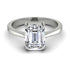 Emerald Cut Diamond Solitaire Engagement Ring - Lana No. 3 image 3