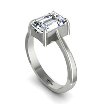 Emerald Cut Diamond Solitaire Engagement Ring - Lana No. 3 image 1