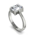 Emerald Cut Diamond Solitaire Engagement Ring - Lana No. 3