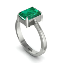 Emerald Cut Emerald Solitaire Engagement Ring - Lana No. 6 image 1