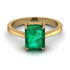 Harry’s custom Emerald Cut Emerald Solitaire Engagement Ring - Lana No. 4 image 2