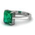 Emerald Cut Emerald Solitaire Engagement Ring - Lana No. 6 image 3
