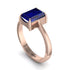 Emerald Cut Sapphire Solitaire Engagement Ring - Lana No. 14 image 1