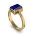 Emerald Cut Sapphire Solitaire Engagement Ring - Lana No. 13