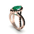 Emerald Marquise Split Shank Engagement Ring - Carly No. 35 image 1