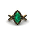 Emerald Marquise Split Shank Engagement Ring - Carly No. 34 image 2