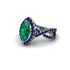 Emerald Marquise Split Shank Engagement Ring - Carly No. 66 image 3