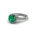Emerald Milgrain Engagement Ring - Yara No. 6