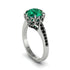 Emerald Milgrain Engagement Ring - Yara No. 36