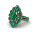 Emerald Three Layer Halo Marquise Ring - Destiny No. 20