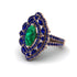 Emerald Three Layer Halo Marquise Ring - Destiny No. 65