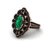 Emerald Three Layer Halo Marquise Ring - Destiny No. 35