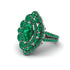 Emerald Three Layer Halo Marquise Ring - Destiny No. 21
