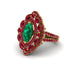 Emerald Three Layer Halo Marquise Ring - Destiny No. 49 image 2