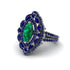 Emerald Three Layer Halo Marquise Ring - Destiny No. 66