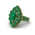 Emerald Three Layer Halo Marquise Ring - Destiny No. 19 image 2