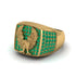 Emeralds Luxury Gold Eagle Ring - Sutton No. 4 image 1