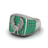 Emeralds Luxury Gold Eagle Ring - Sutton No. 6 image 1