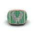 Emeralds Luxury Gold Eagle Ring - Sutton No. 35 image 2