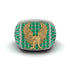 Emeralds Luxury Gold Eagle Ring - Sutton No. 21 image 2