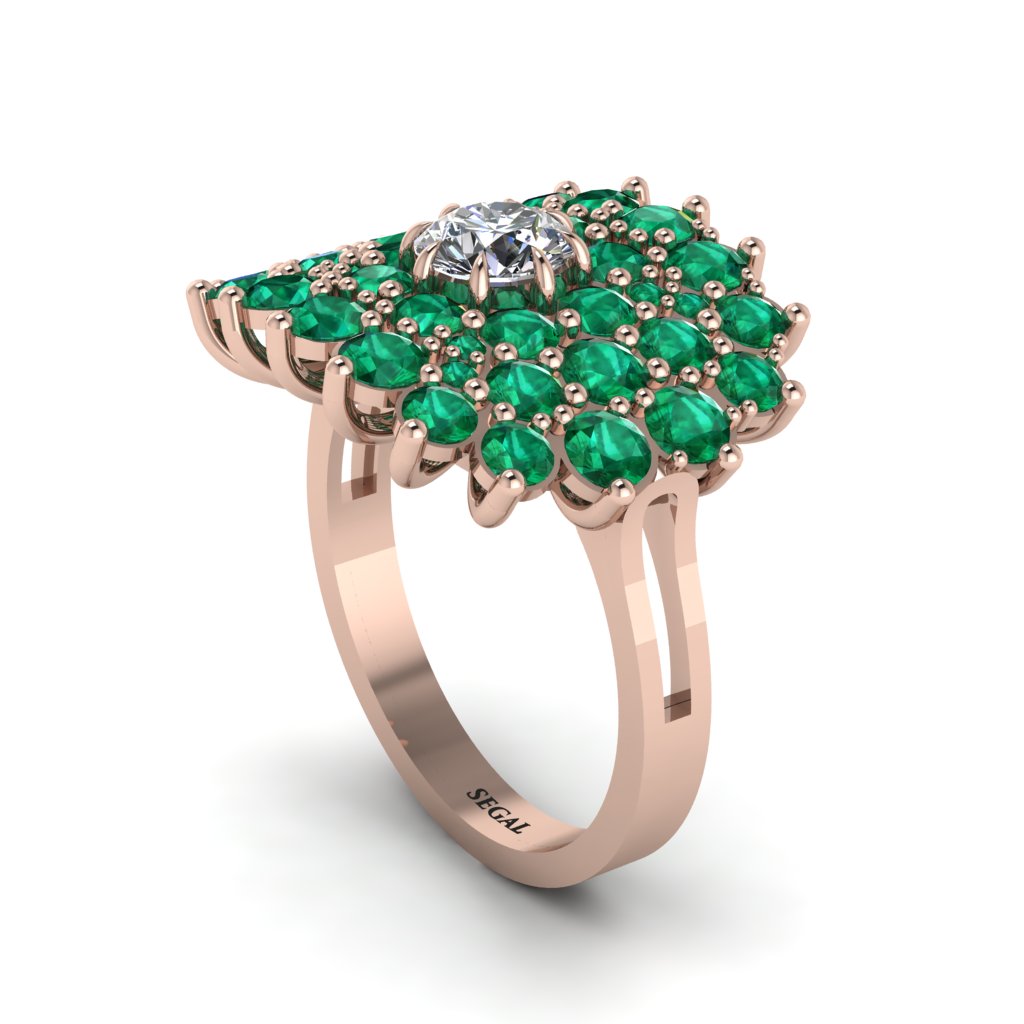 Diamond Enchanted Midnight Radiance Fashion Ring - Jacqueline No. 17