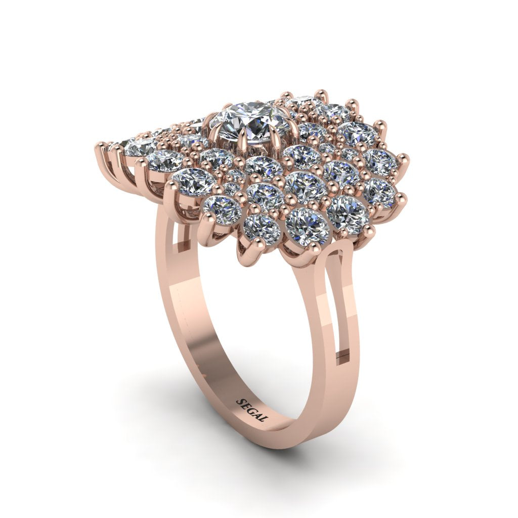 Diamond Enchanted Midnight Radiance Fashion Ring - Jacqueline No. 2