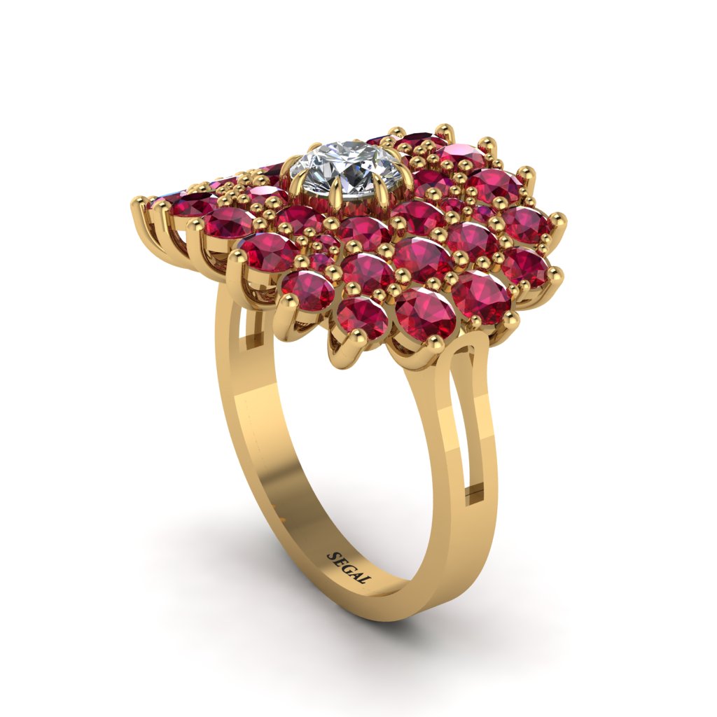 Diamond Enchanted Midnight Radiance Fashion Ring - Jacqueline No. 46