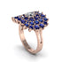 Diamond Enchanted Midnight Radiance Fashion Ring - Jacqueline No. 62