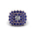 Diamond Enchanted Midnight Radiance Fashion Ring - Jacqueline No. 62