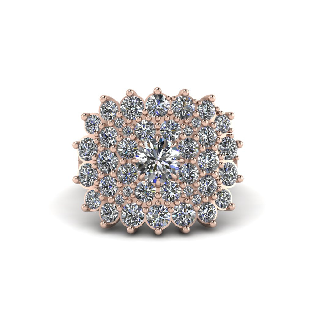 Diamond Enchanted Midnight Radiance Fashion Ring - Jacqueline No. 2