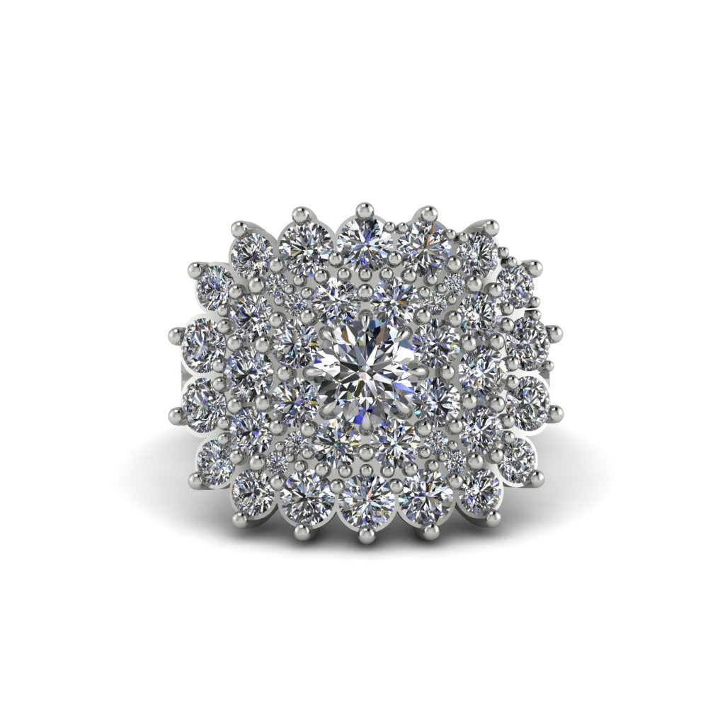 Diamond Enchanted Midnight Radiance Fashion Ring - Jacqueline No. 3