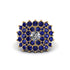 Diamond Enchanted Midnight Radiance Fashion Ring - Jacqueline No. 61 image 3