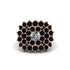 Diamond Enchanted Midnight Radiance Fashion Ring - Jacqueline No. 32 image 3