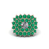Diamond Enchanted Midnight Radiance Fashion Ring - Jacqueline No. 17 image 3