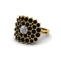 Diamond Enchanted Midnight Radiance Fashion Ring - Jacqueline No. 31 image 1