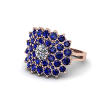 Diamond Enchanted Midnight Radiance Fashion Ring - Jacqueline No. 62 image 1