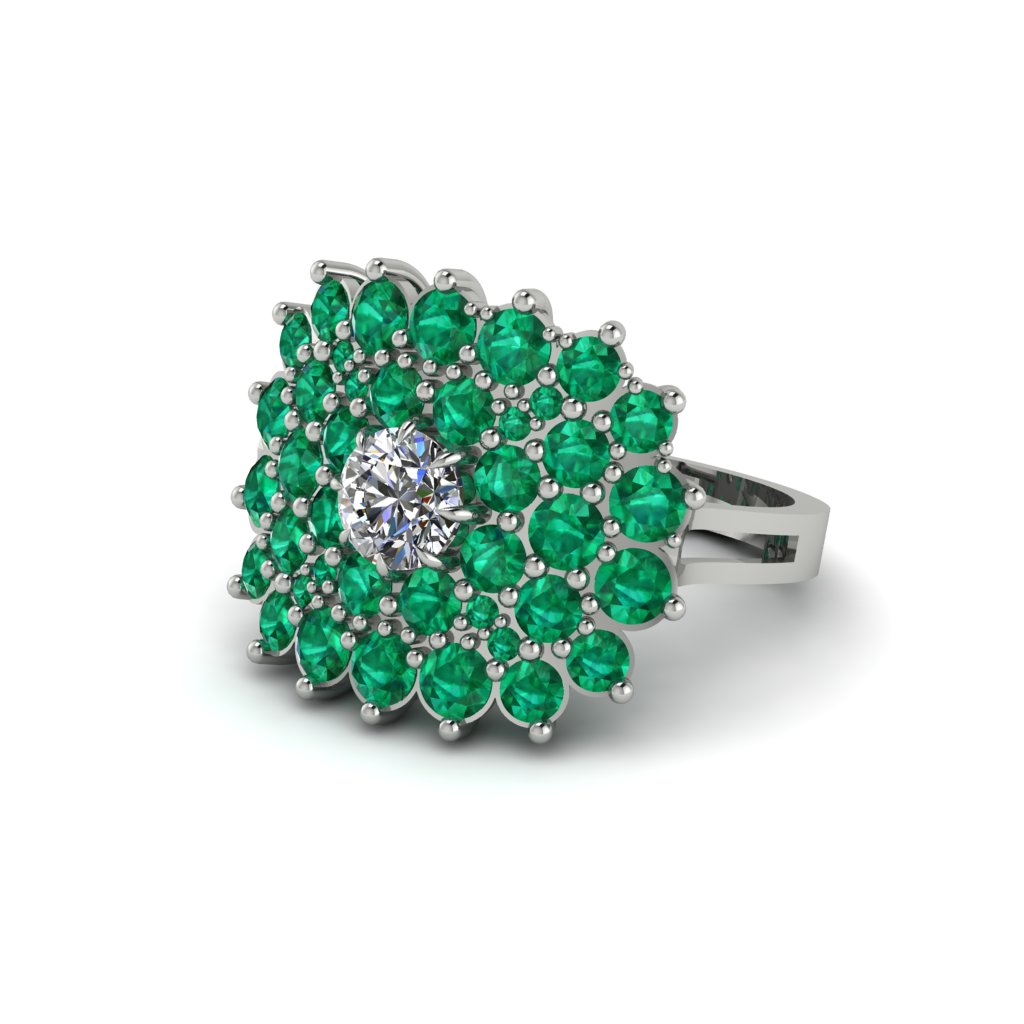 Diamond Enchanted Midnight Radiance Fashion Ring - Jacqueline No. 18