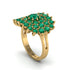 Emerald Enchanted Midnight Radiance Fashion Ring - Jacqueline No. 19 image 2