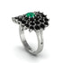 Emerald Enchanted Midnight Radiance Fashion Ring - Jacqueline No. 36 image 2