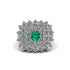 Emerald Enchanted Midnight Radiance Fashion Ring - Jacqueline No. 6 image 3