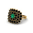 Emerald Enchanted Midnight Radiance Fashion Ring - Jacqueline No. 34