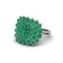 Emerald Enchanted Midnight Radiance Fashion Ring - Jacqueline No. 21