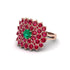 Emerald Enchanted Midnight Radiance Fashion Ring - Jacqueline No. 50 image 1