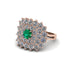 Emerald Enchanted Midnight Radiance Fashion Ring - Jacqueline No. 5