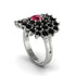 Ruby Enchanted Midnight Radiance Fashion Ring - Jacqueline No. 42 image 2