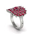 Ruby Enchanted Midnight Radiance Fashion Ring - Jacqueline No. 57