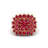 Ruby Enchanted Midnight Radiance Fashion Ring - Jacqueline No. 55 image 3