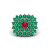 Ruby Enchanted Midnight Radiance Fashion Ring - Jacqueline No. 27 image 3